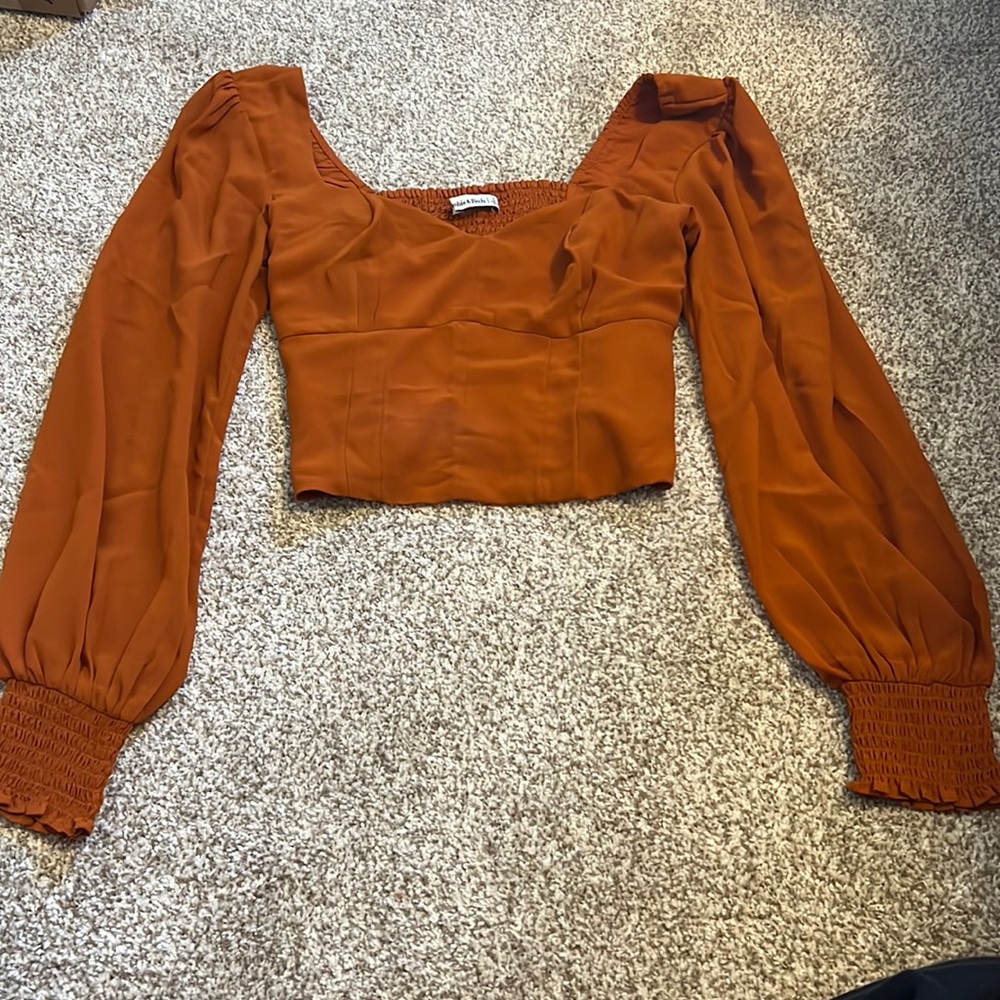 Abercrombie & Fitch Cropped Long Sleeve